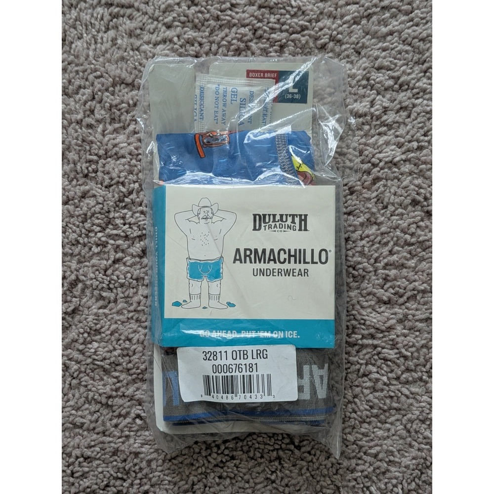 Duluth Armachillo Cooling Boxer Brief Underwear 32811 OTB Mens Large NWT